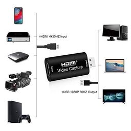 Tobo HDMI Video Capture Cards, HDMI to USB 2.0, HDMI Capture Device 1080p60, Record via DSLR Camcorder for High Definition Acquisition, Live Broadcasting and More, Game Capture Card USB-2.0-(TD-813HVC-004) image 4