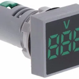 GREEN 22MM AC 12-500V Voltmeter Square Panel LED Digital Voltage Meter Digital Voltage Tester-3