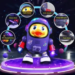 himanshu tex Children's Gift Interactive Robot Singing And Dancing Space Duck Toy image 2