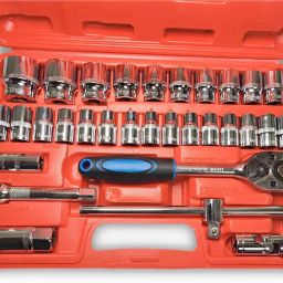 32Pcs Heavy 1/2" inch Combinational Ratchet Socket Wrench Spannar Tool Goti Set Socket Set-1