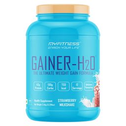 MYFITNESS By Paradise Gainer-H2O,  5.29 lb  Strawberry Milkshake -image-78
