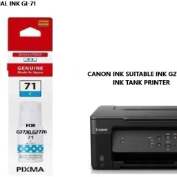 Pixma CANON PIXMA ORIGINAL INK SUITABLE FOR G2730 G2770 Ink Tank printer Black & Cyan Ink Bottle-image-30