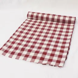 cotton candy Mod_CC.FAB.121 Red Checked Sofa Fabric image 2