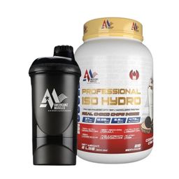 Americanz Muscles Professional Iso Hydro,  2 lb  Cookies & Cream with Free Shaker -12