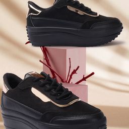 VENDOZ Women Comfort Insole Sneakers-27