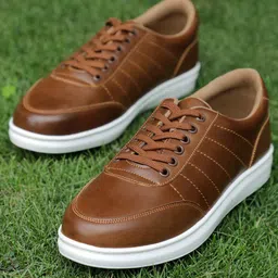 HIGHLANDER Men PU Lace-Up Sneakers-19