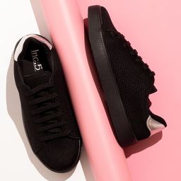 Inc 5 Women Textured Memory Foam Lace-Ups Sneakers-44