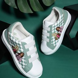 Kids Ville Girls Barbie Printed Round Toe Comfort Insole Casual Sneakers-image-37