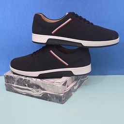 Harvard Men Black Colourblocked Sneakers-image-47