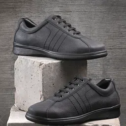 CARLO ROMANO Men Perforations Leather Sneakers-image-43