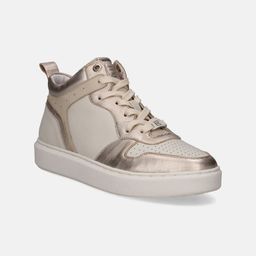 BAGATT Women Gina Mid Top Perforations Leather Comfort Insole Sneakers-image-24