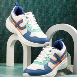 ID Men Colourblocked Comfort Insole Contrast Sole Leather Sneakers-picture-10