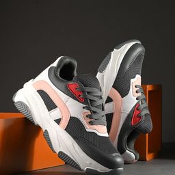 The Roadster Lifestyle Co. Women Grey Colourblocked Round Toe Lightweight Sneakers-58