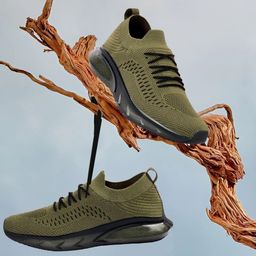 Killer Men Textured Round Toe Lightweight Textile Sneakers-48