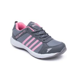 ASIAN Women Grey Woven Design Mesh Lace-Ups Fashion-13 Sports Shoes-image-51