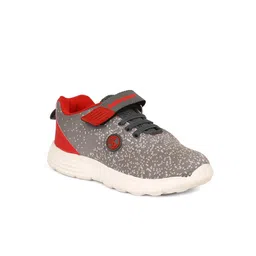 Bubblegummers Girls Grey Woven Design Sneakers-image-71