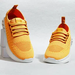 Tokyo Talkies Women Woven Design Comfort Insole Textile Contrast Sole Sneakers-23