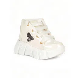 Lil Lollipop Girls Mid Top Embellished Comfort Insole Flatforms-image-16