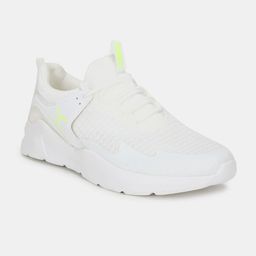 Flying Machine Men White Woven Design Sneakers-47
