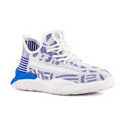 London Rag Men Blue Self Design sneakers-image-86