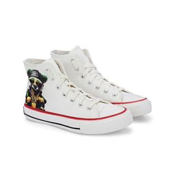 CROWCIA LONDON Women Printed High-Top Sneakers-image-56