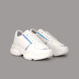 RapidBox Women White & Blue Sneakers-picture-21