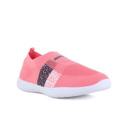 Sparx Women Peach-Coloured Woven Design Slip-On Sneakers-47