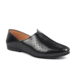 FAUSTO Men Perforations Slip-On Lightweight Mojaris-54