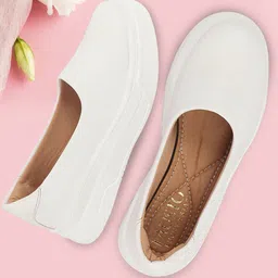 FAUSTO Women Round Toe Lightweight Slip-On Sneakers-image-41