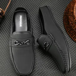 Provogue Men Round Toe Comfort Insole Loafers-image-83