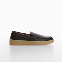 MANGO MAN Sustainable Leather Slip-On Sneakers-image-33