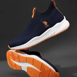 U.S. Polo Assn. Men Colourblocked Pointed Toe Slip-On Sneakers-image-78