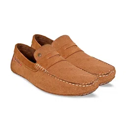 HX London Men Lightweight Suede Loafers-image-41