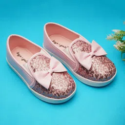 BOYZ N GALZ Girls Embellished Bow Detailed Slip-On Sneakers-12
