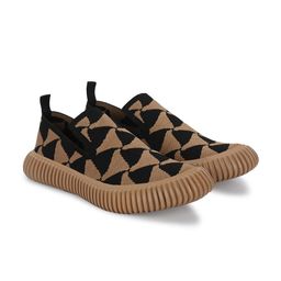 Vellinto Men Textured Lightweight Comfort Insole Slip-On Sneakers-8