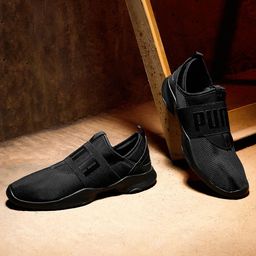 Puma Dare Unisex Black Slip-On Sneakers-image-75