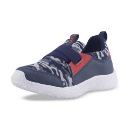 Khadims Boys Navy Blue Woven Design Activity Slip-On Sneakers-image-7