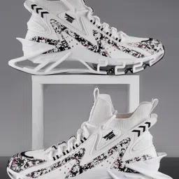 Atom Men Printed Mid-Top Sneakers-image-79