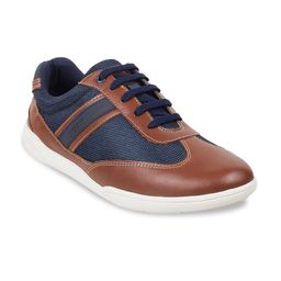 Mochi Men Tan Colourblocked Sneakers-96