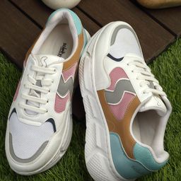 SOLETHREADS REBEL Women Colorblocked Chunky Sole Sneakers-39