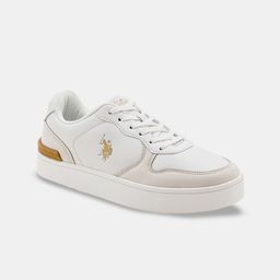 U.S. Polo Assn. Women PU Round Toe Lace-Ups Sneakers INGRID-image-88