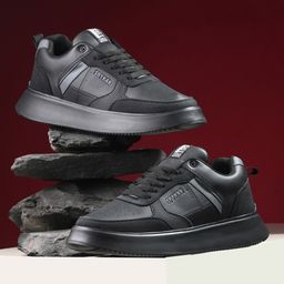 SPYKAR Men Textured Comfort Insole Sneakers-18