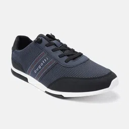 Bugatti Report ECO Men Textured Lace Up Sneakers-image-42