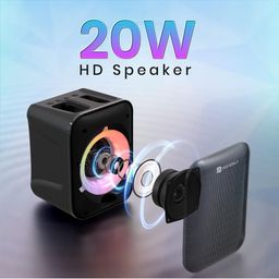 Portronics Apollo One 20W Wireless Bluetooth Portable Speaker With Wireless Karaoke Mic image 2