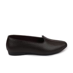FAUSTO Men Pointed Toe Textured Lightweight Mojaris image 4