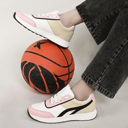 XE Looks Women Colourblocked Comfort Insole Lightweight Sneakers-45