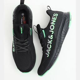 Jack & Jones Men Round Toe Lace-Ups Memory Foam Mesh Sneakers image 4