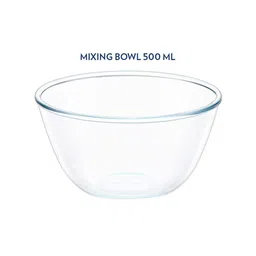 BOROSIL Glass Mixing & Serving Bowls Transparent Bakeware image 2