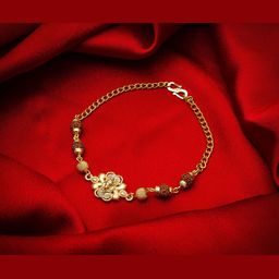Aadita Men Gold-Toned Handmade Rakhi-image-92