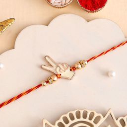 Aapno Rajasthan Beaded Thread Rakhi-image-40